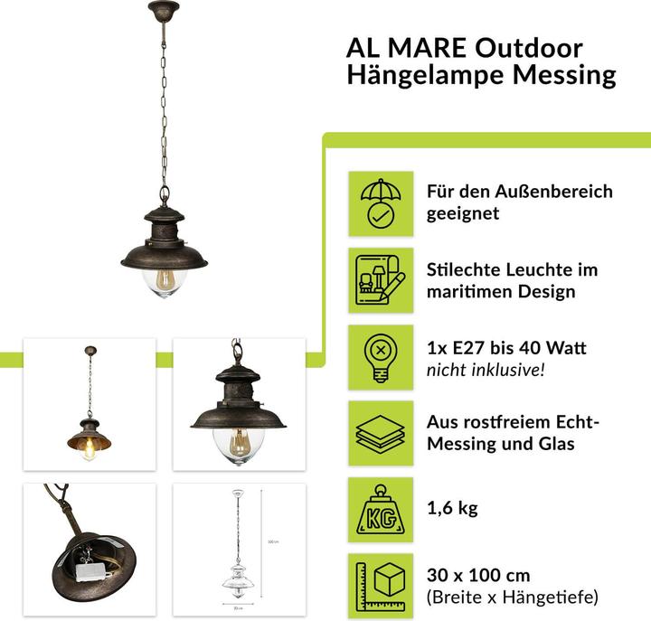 Image du produit Licht-Erlebnisse Al Mare (E27)