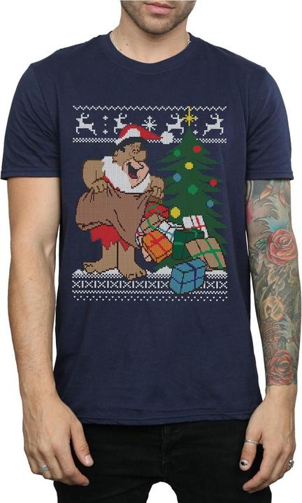 Image du produit The Flintstones - T-shirt CHRISTMAS FAIR ISLE - Homme (XXL)