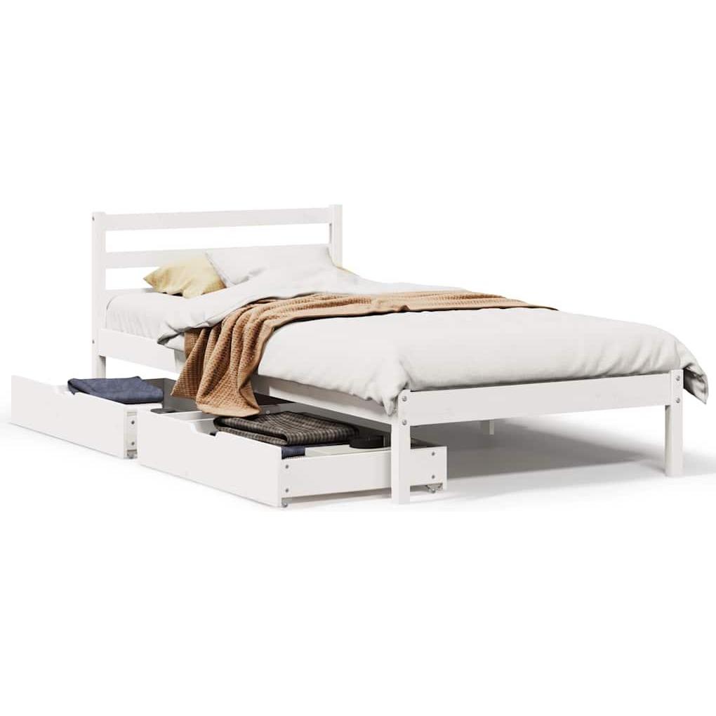 VidaXL, Bett, Bett ohne Matratze (100 x 200 cm)