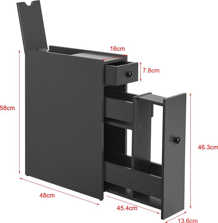 Actual product image En.Casa Kihniö (16 x 48 x 58 cm)