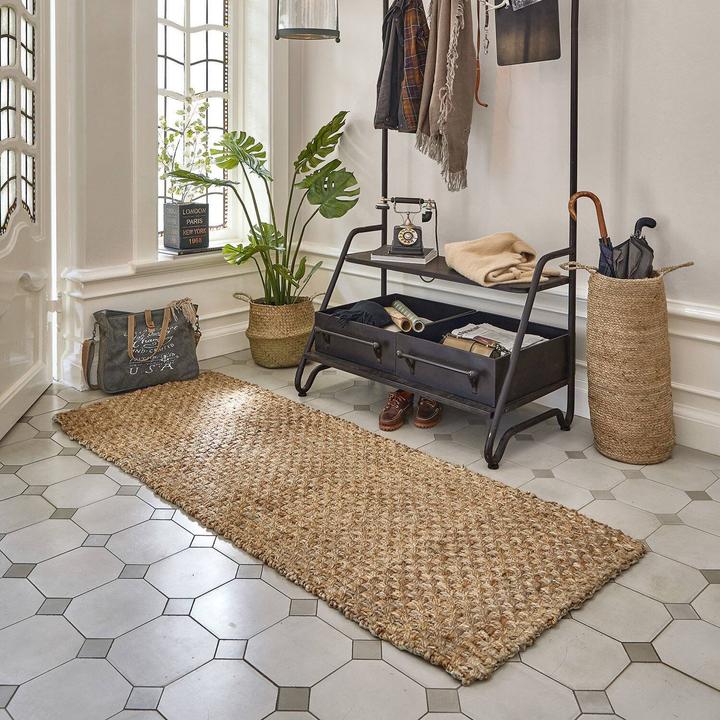 Produktbild Loberon Teppich Daoukro braun (80 x 200 cm)