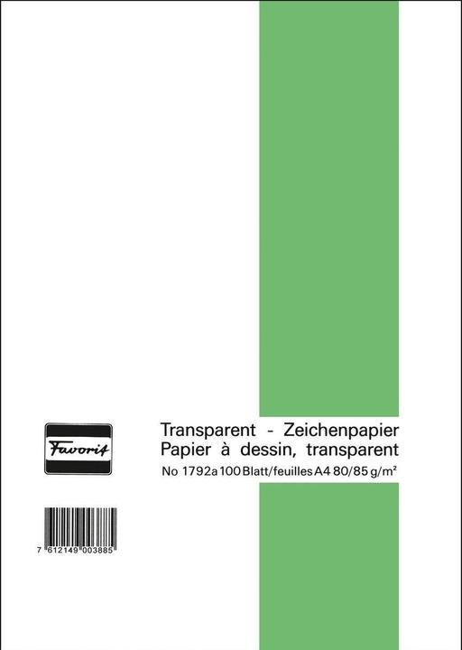 Produktbild Rumold Transparent-Papier-Blöcke (A4, Blanko)