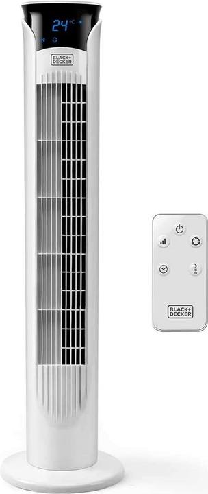 Produktbild Black & Decker Black+Decker BXEFT48E - Digitaler oszillierender Turmventilator (56 dB)