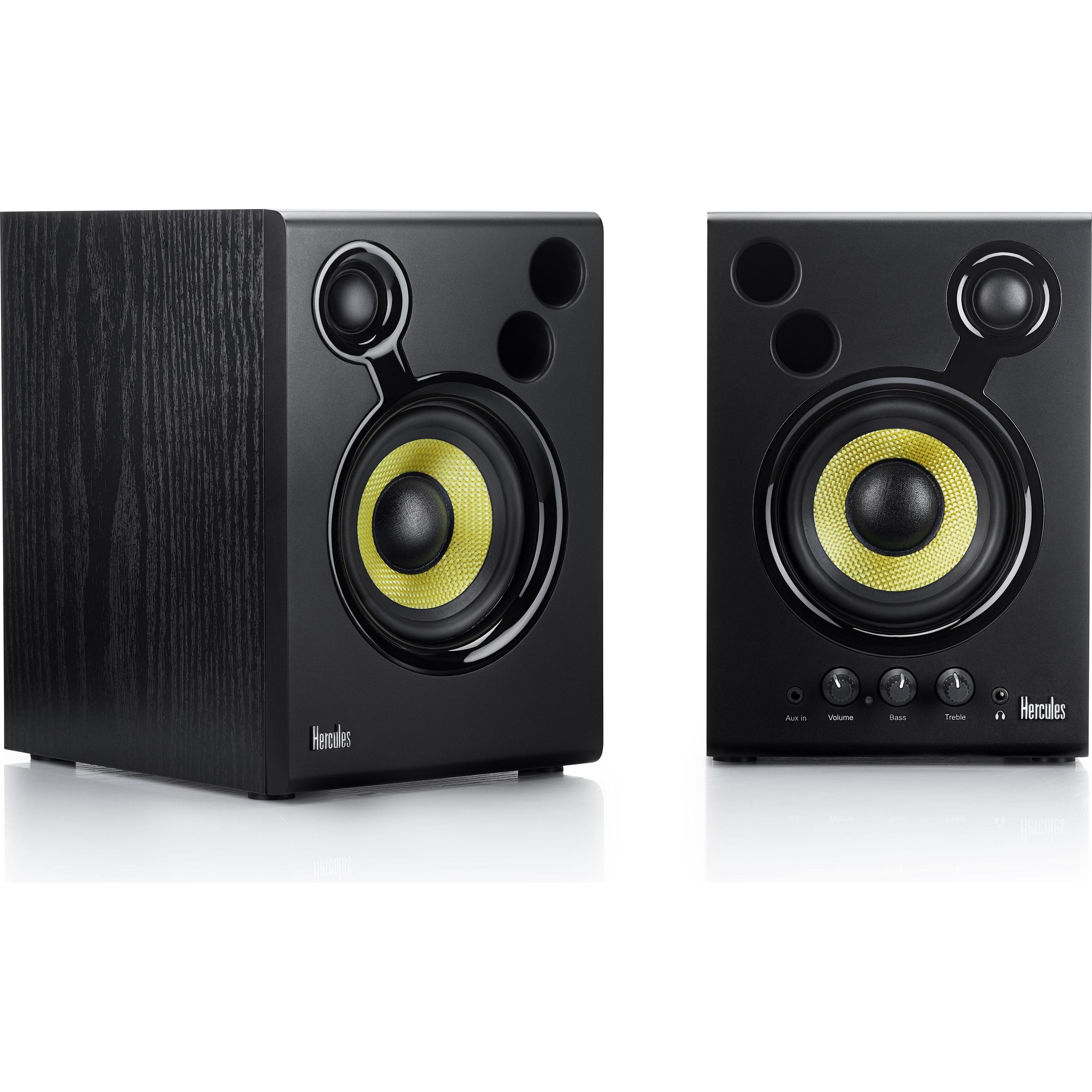 Hercules Monitor DJ 42 (Attivo, Coppia), Altoparlante monitor, Nero