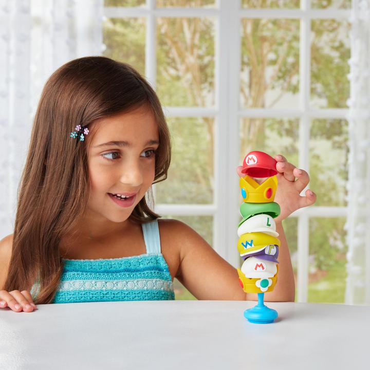 Actual product image Epoch Super Mario Cap Stacker (German)