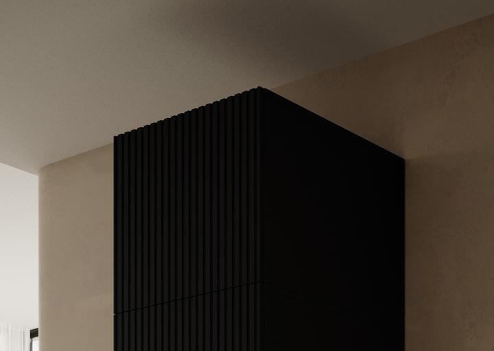 Actual product image Cama Wardrobe PAFOS 1D BASE 45x55 5x45 Black matt (45 x 55.50 x 45 cm)