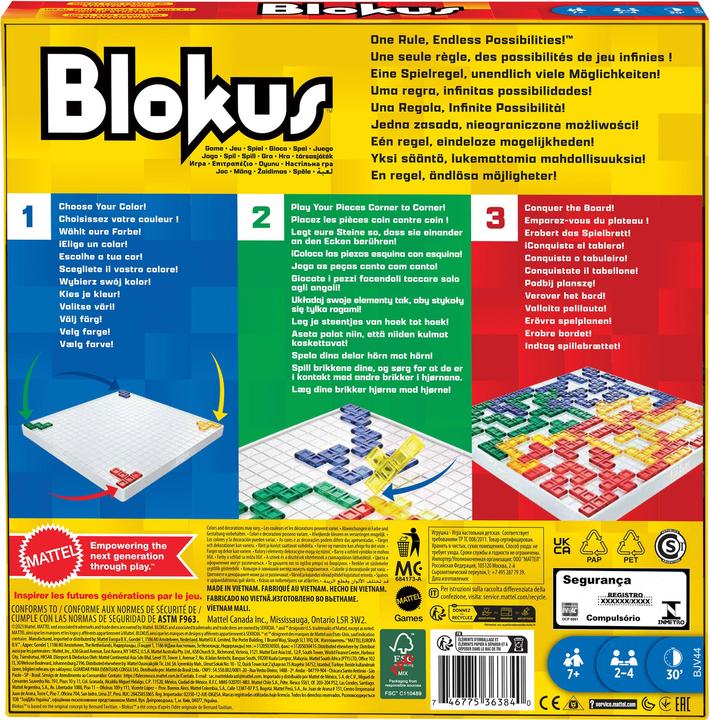 Produktbild Mattel Games Blokus (Französisch, Englisch)
