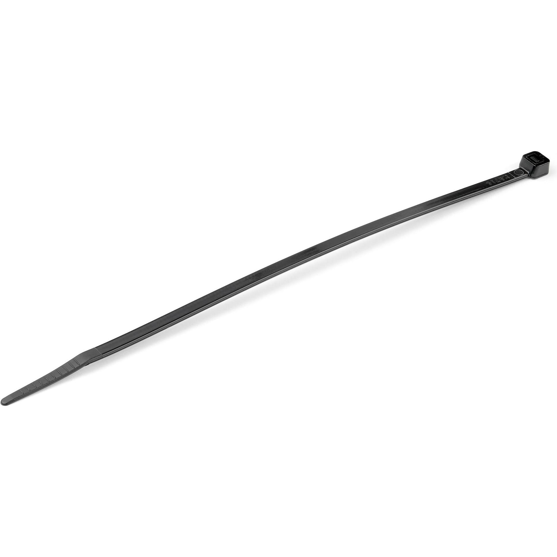StarTech, Kabelbinder, 20cm(8") Cable Ties, 4mm(1/8") wide, 55mm(2-1/8") Bundle Diameter, 22kg(50lb) Te (Kunststoffkabel...