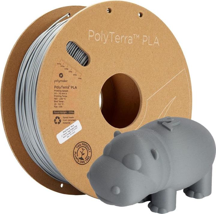 Actual product image Polymaker PolyTerra (PLA, 1.75 mm, 1000 g)
