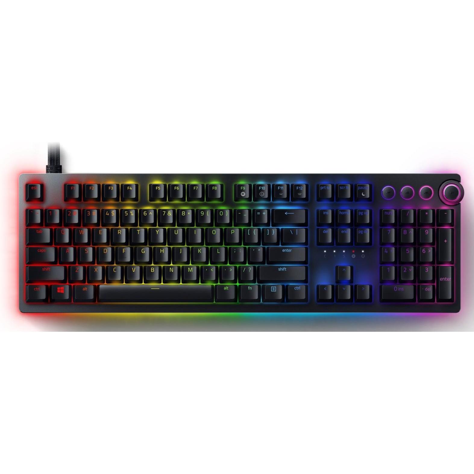 Razer Huntsman V2 (DE, Kabelgebunden), Tastatur, Schwarz