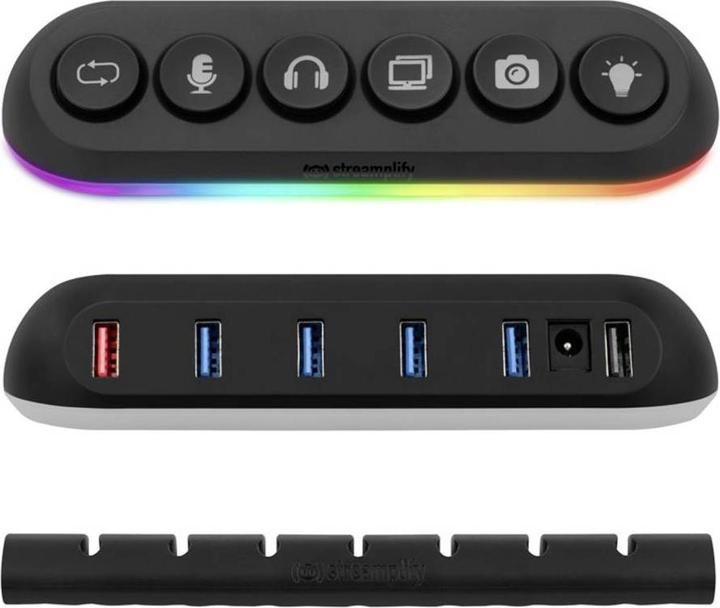 Produktbild Streamplify Hub Deck 5 (USB-A, 5 Ports)