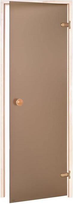 Dr. Andres Sauna Door Scan 7x19 Bianco Bronze Aspen
