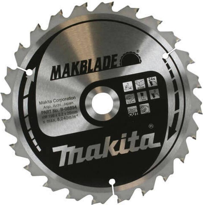 Produktbild Makita Zubehör B-46187 Tischsägeblatt Holz 315x30x2,8 48T 10g