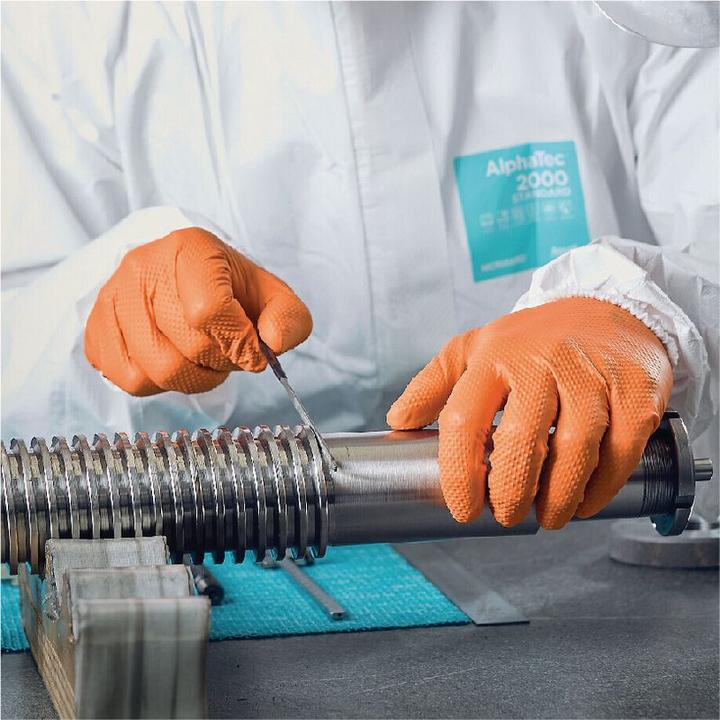 Produktbild Ansell Einweg-Nitril-Handschuhe Microflex Mega Texture 93-256 (M)