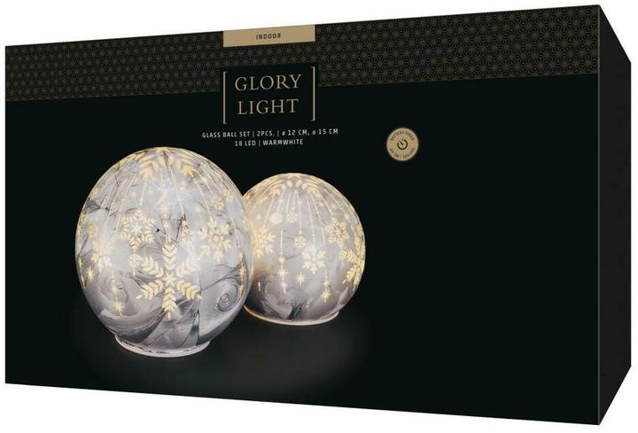 Image du produit STT Glass Ball Set silver 2pcs.