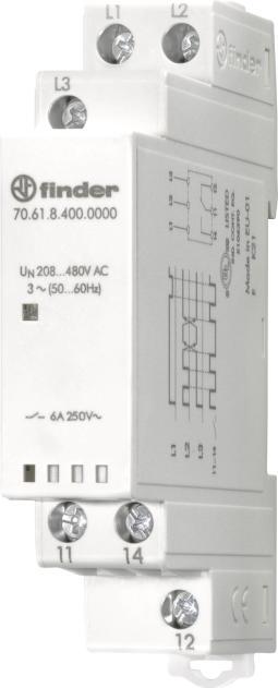 Actual product image Finder Phase failure relay 208-480V ac