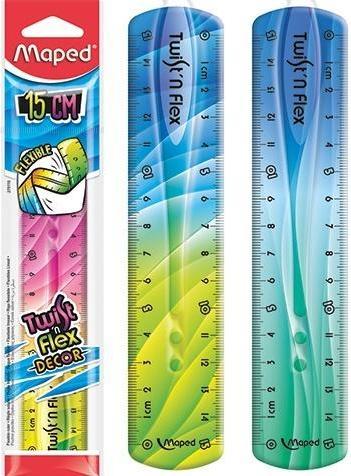 Image du produit Maped Règle plate Twist'n Flex DECOR, 150 mm, incassable (15 cm)