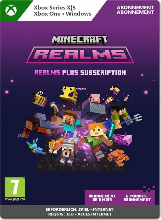 Image du produit Microsoft Minecraft Realms Plus 6 mois