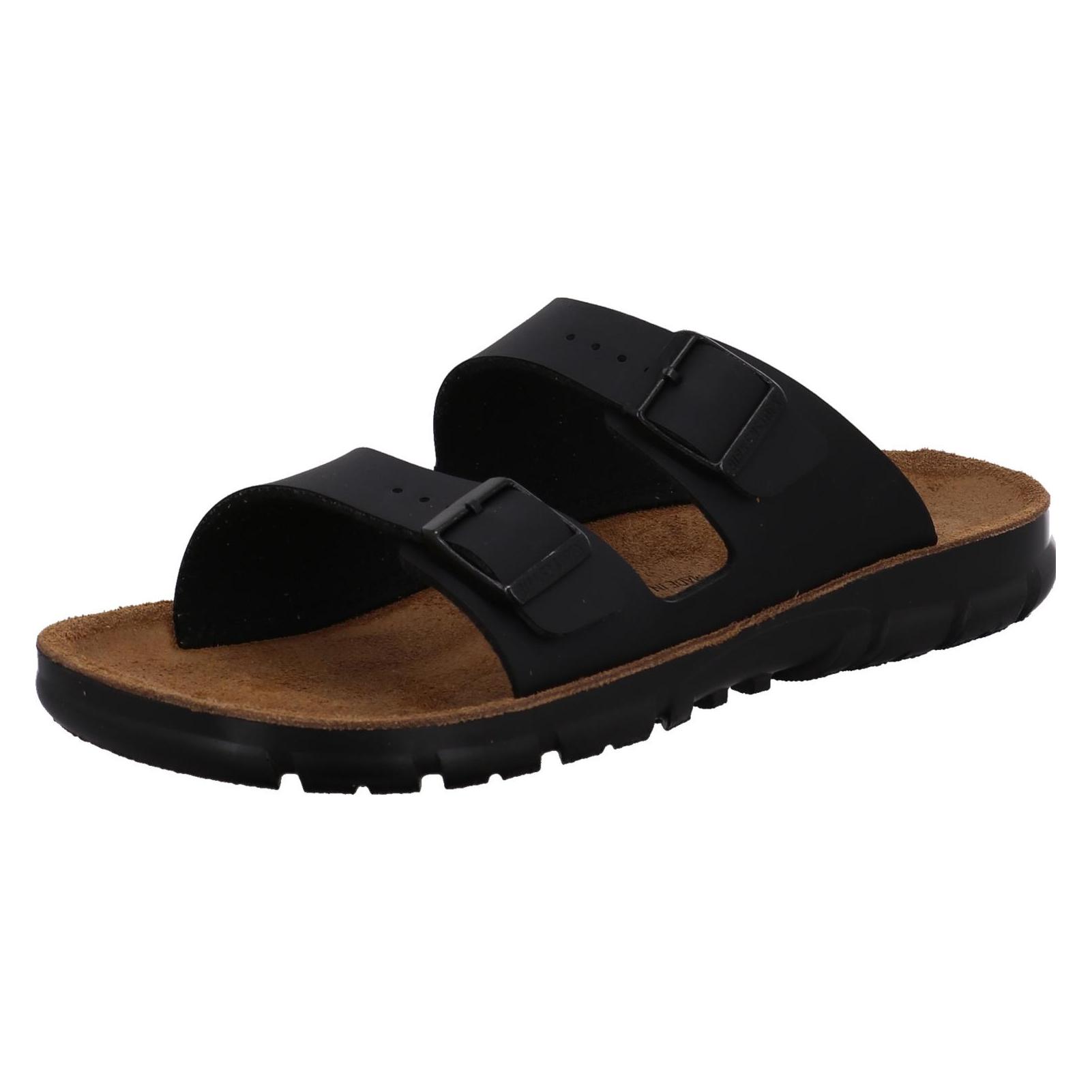 Birkenstock, Herren, Sandalen, Bilbao Birko-Flor Normal, Schwarz, (41)