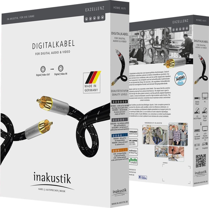 Actual product image Inakustik Cinch — Cinch (Antenna cable)