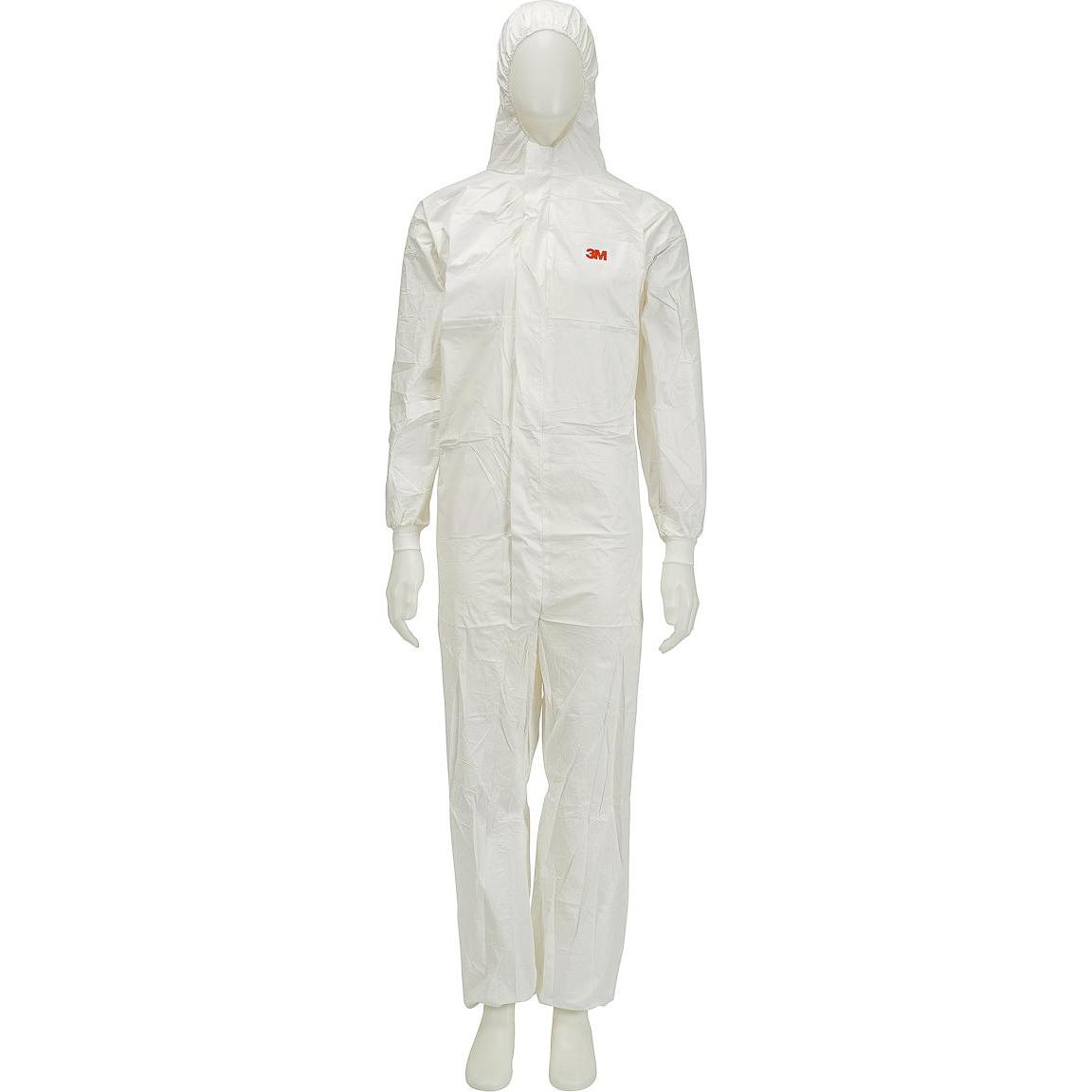 3M, Arbeitsjacke, Herren Einweg Overall, PE Weiss, Grösse L, Antistatisch (L)