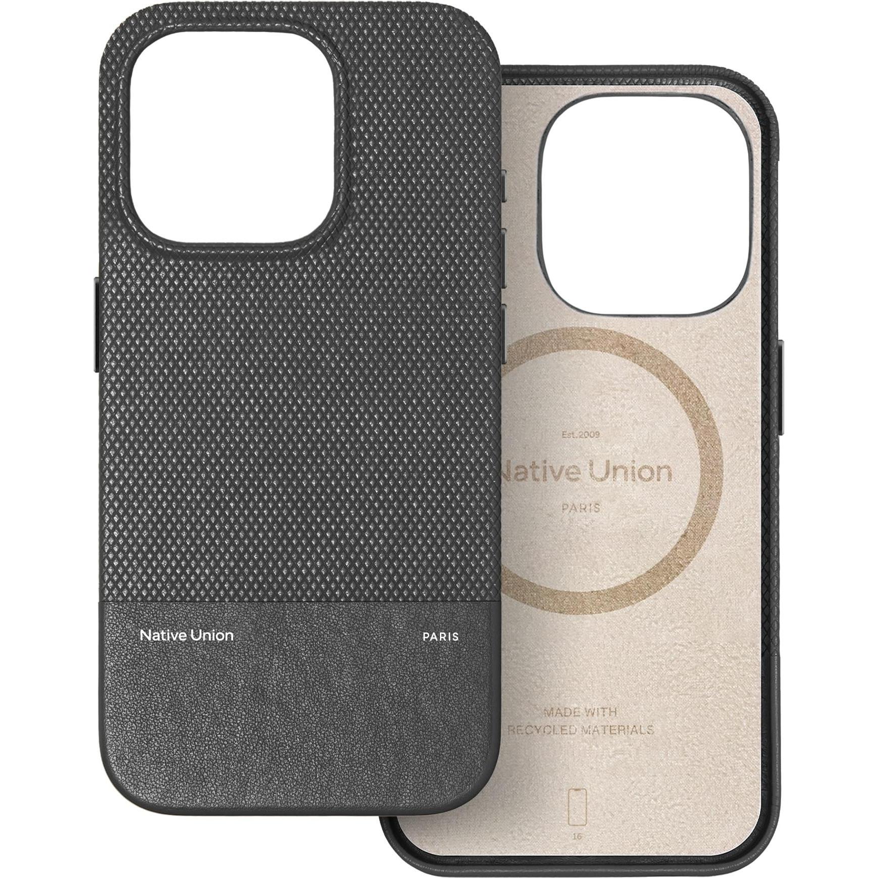 Native Union ReClassic Case (Apple iPhone 16), Smartphone Hülle, Schwarz