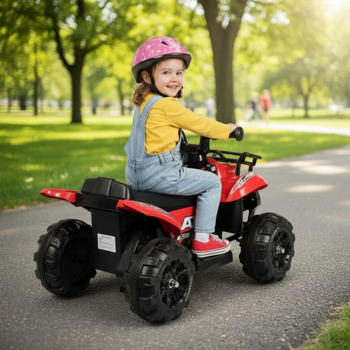 Actual product image Hermex Elektro-Quad für Kinder Kinderfahrzeug Elektrofahrzeug Spielzeug ATV (6 V)