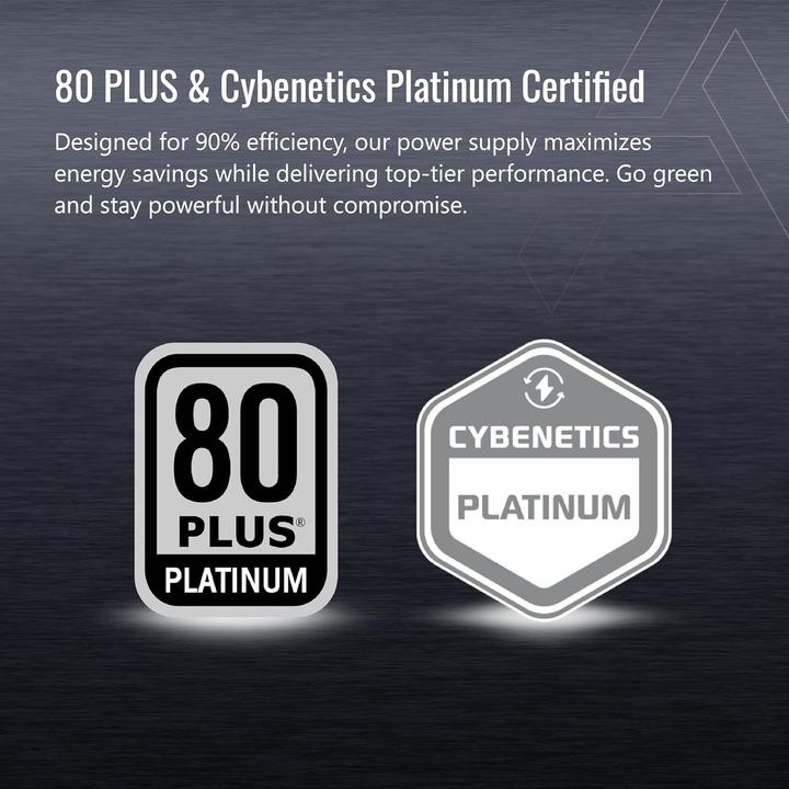 Actual product image Montech Titan PLA 1200W - 80 PLUS & Cybenetics Platinum, modular, PCIe 5.1 - 1200 Watt (1200 W)