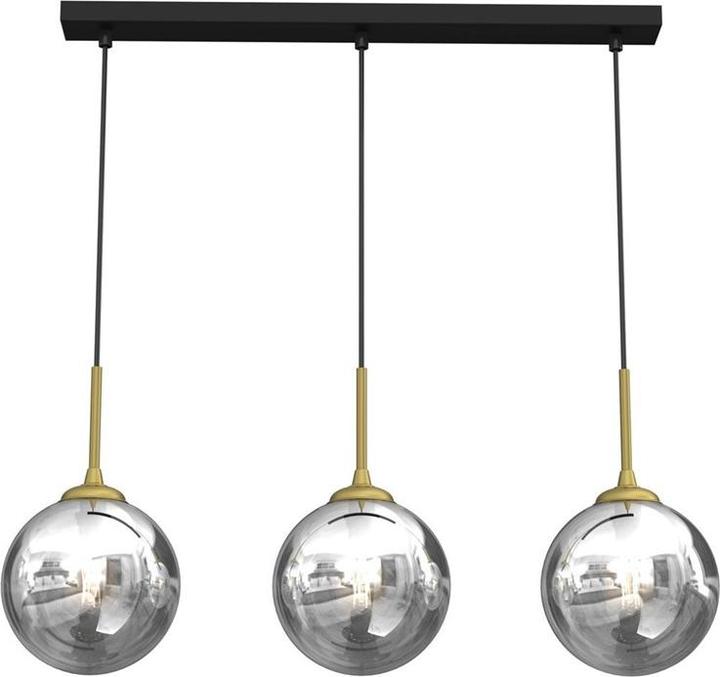 Actual product image Domoletti Pendant Light Bursa 3xe14 Line Bl/Gold (E14)