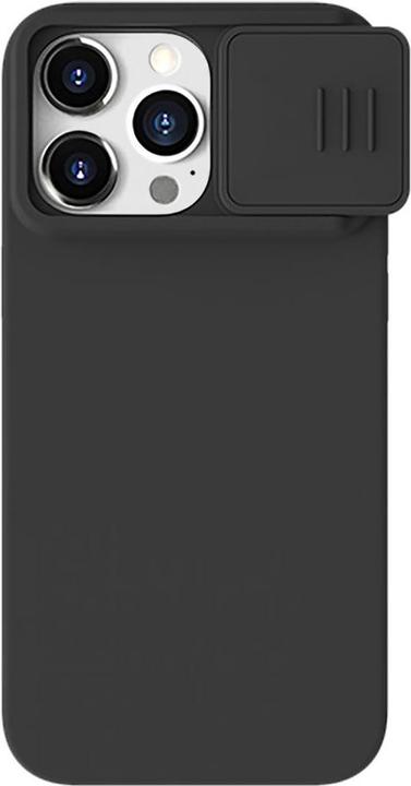Produktbild Nillkin Silikonowe etui CamShield Silky Silicone Case do iPhone 15 Pro z os?on? na aparat - czarne (Apple iPhone 15 Pro)