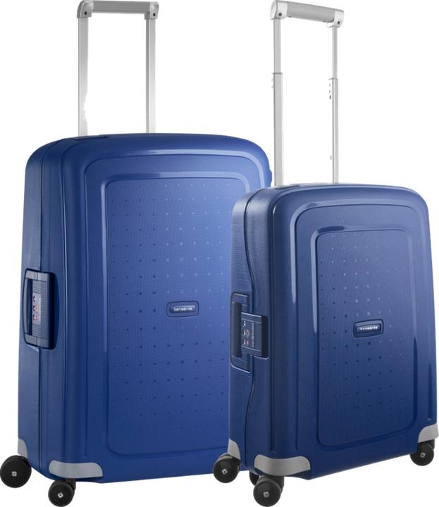 Produktbild Samsonite S'cure Spinner 55+69 cm dunkelblau Kofferset (79 l)