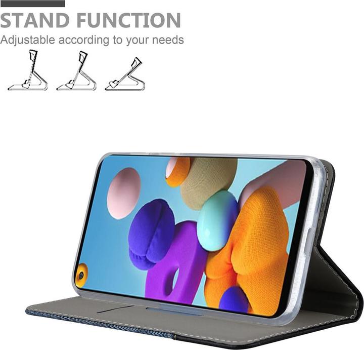Actual product image Cadorabo Book Jeans Optics Cover (Samsung Galaxy A21s)