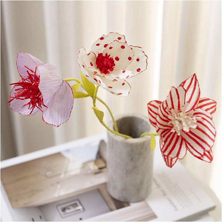 Produktbild Creativ Company Bastelset Blumen, Krepppaier Mini, Altersempfehlung ab