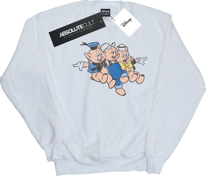 Actual product image Disney Mens Three Little Pigs Jump Sweatshirt (3XL)