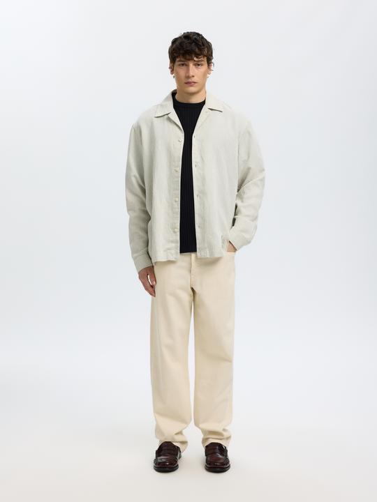 Produktbild Selected Geripptes Relaxed Fit T-Shirt (M)