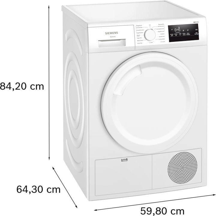 Image du produit Siemens WT43HV03 (7 kg, Droite, Prise UE)