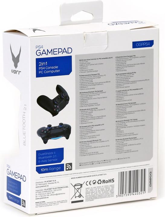 Produktbild Omega Gamepad Charge (OGPPS4) (PC, PS4)
