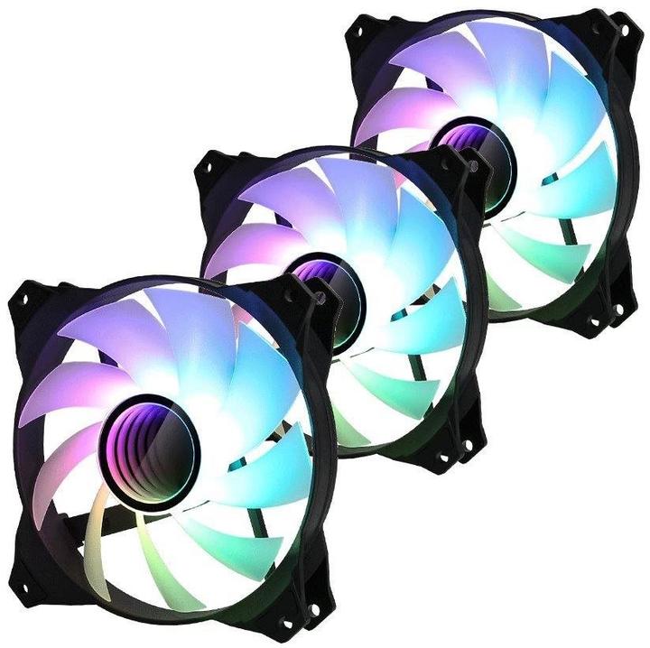 Immagine prodotto Zalman ZM-IF120 Infinity Mirror 120mm ARGB 3-Pack & Controller (120 mm, 3 x)
