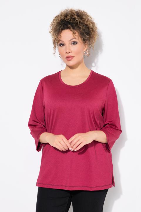 Produktbild Ulla Popken T-Shirt, Ziernähte, Rundhals, Halbarm (46, 48)