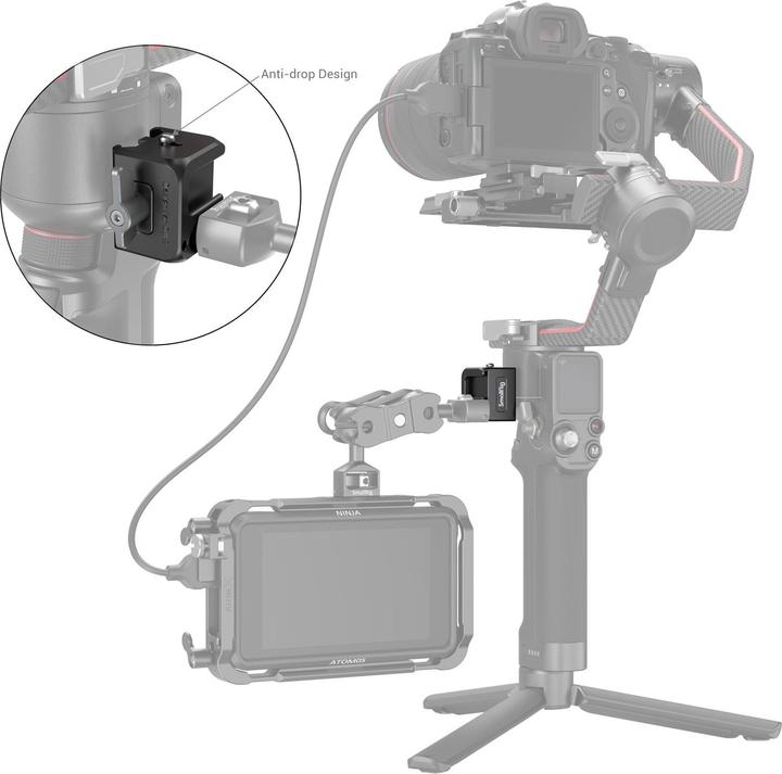 Image du produit SmallRig Support de montage NATO pour DJI RS 2 et DJI RSC 2 - 3025 (Support de gimbal)