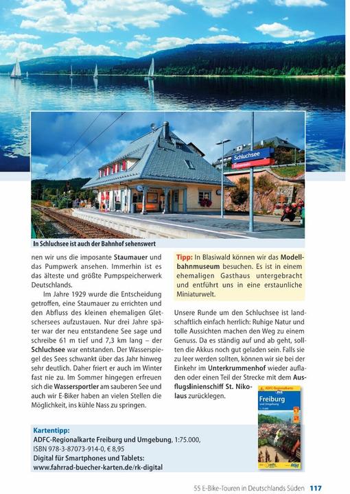 Immagine prodotto Die 55 schönsten E-Bike Touren in Deutschlands Süden (Tedesco, Oliver Kockskämper, 2020)