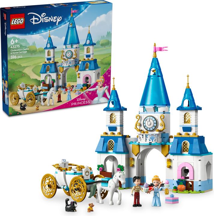 Image du produit LEGO Cinderellas Schloss und Pferdekutsche (43275, LEGO Disney)