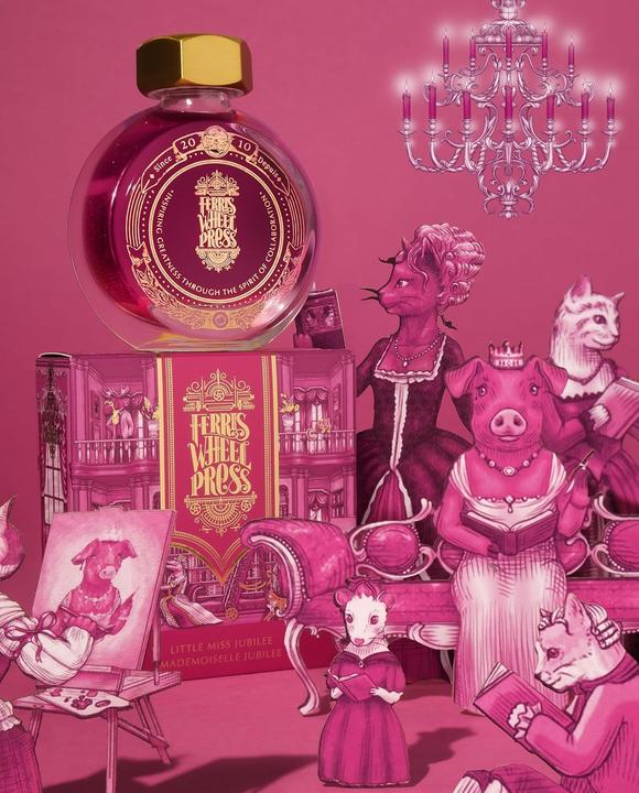 Actual product image Ferris Wheel Press Füllfederhalter Tinte, Everyday Ink Collection (Multicoloured, Pink)