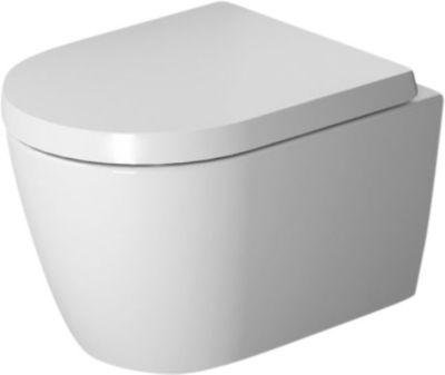 Produktbild Duravit WWC ME by Starck COMPACT RIMLESS tief, 370x480mm weiss/weiss seidenmatt WG