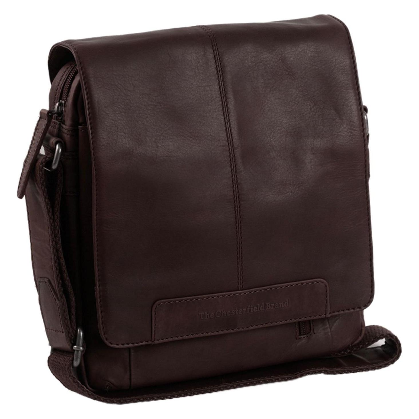 The Chesterfield Brand, Herren, Handtasche, Wax Pull Up Umhängetasche Leder 22 Cm, Braun