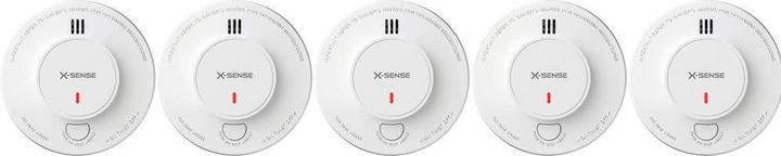Immagine prodotto X-Sense Allarme ottico di fumo con sirena integrata 5 pezzi.