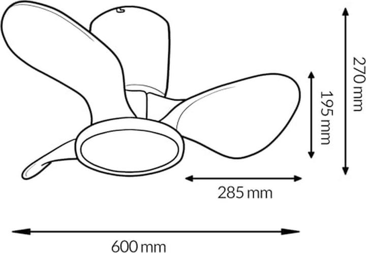 Produktbild M Mimotec LED-Deckenventilator mit dimmbarer Farbtemperatur, Sommer-Winter-Funktion und 6 Geschwindigkeiten