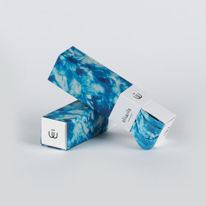Immagine prodotto Sliwils Schuhbändel TIE-DYE BLUE
