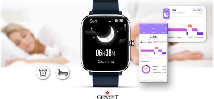 Produktbild Giewont Smartwatch GW230-4 Silber-Blau