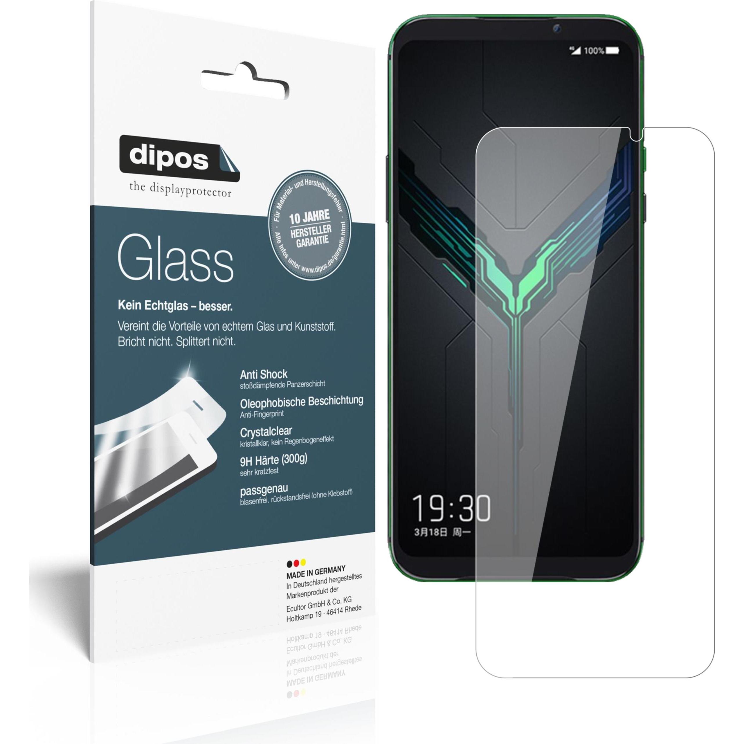 Dipos Displayschutz Anti-Shock (1 Stück, Xiaomi Black Shark 2), Smartphone Schutzfolie, Transparent